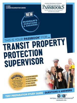 cover image of Transit Property Protection Supervisor